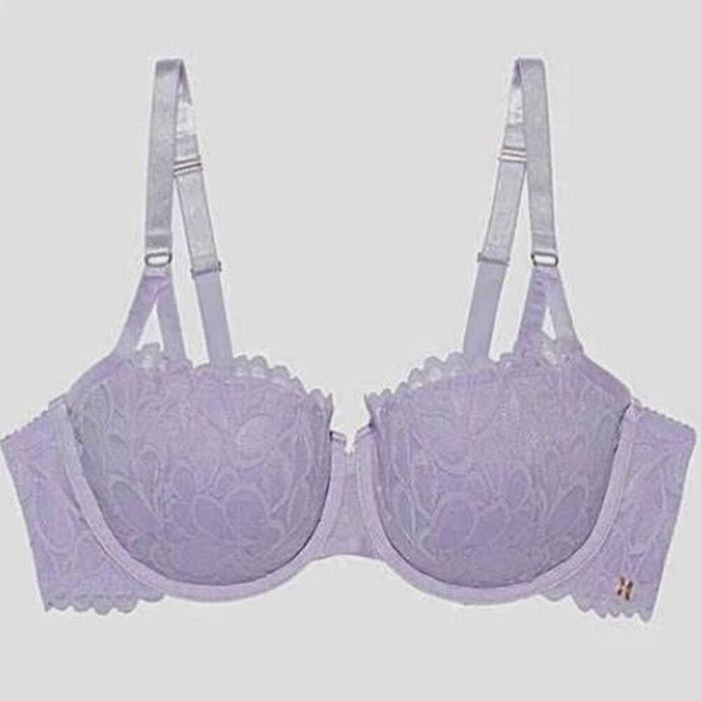 Savage X Fenty by Rhianna Lavender Lace Lightly Padded Bra - 36DD - New w/ tags